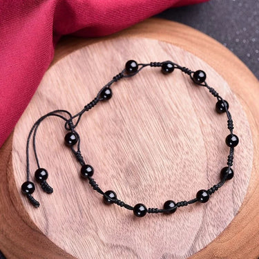 Rainbow Obsidian Ankle Chain Bracelet-Your Soul Place